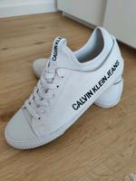 Calvin Klein Sneaker Low weiß Gr. 40 Brandenburg - Teltow Vorschau