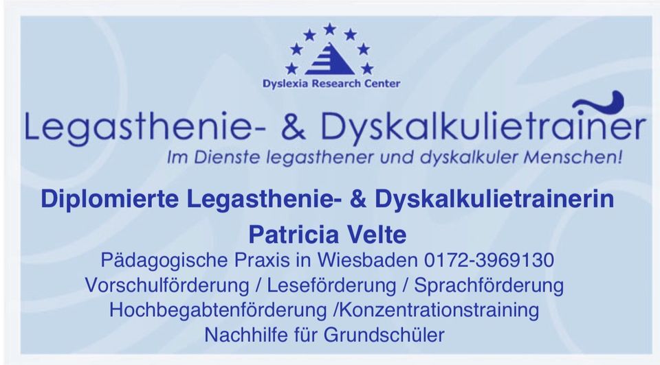Lehrerin bietet Deutsch-Sprachkurs ab 5 Jahre in Wiesbaden