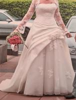 Brautkleid mit Korsage romantisch von Kleemeier Gr 38 Nordrhein-Westfalen - Hövelhof Vorschau