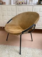 Lusch & Co Balloon Chair 60er Jahre Vintage Design Wildleder Stuttgart - Feuerbach Vorschau
