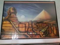 Airbrush Bild Studie auf Karton 70x100 Sphinx original air brush Baden-Württemberg - Bühl Vorschau