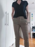 Slacks, Mango "Cola", Basics, Gr. 36, beige, schwarze Streifen Baden-Württemberg - Radolfzell am Bodensee Vorschau