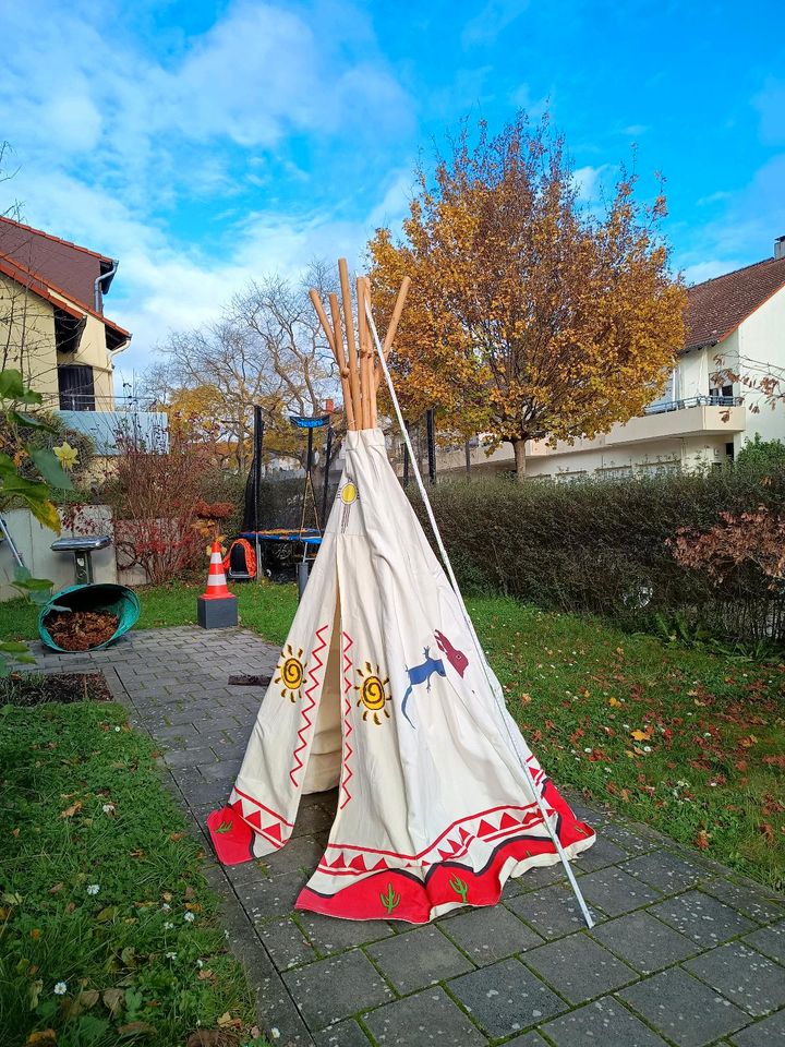 Indianerzelt Freizeitzelt Outdoor 200 cm hoch in Mainz