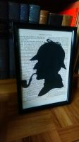 Sherlock Holmes Scherenschnitt Bild Collage Niedersachsen - Sulingen Vorschau