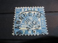 Briefmarken Baden MiNr. 25b gestempelt Baden-Württemberg - Konstanz Vorschau