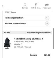 Razr Enki X Gamingstuhl Bürostuhl Beuel - Küdinghoven Vorschau