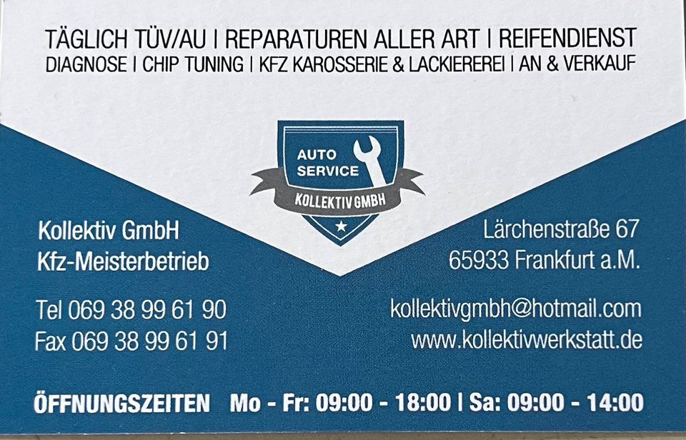 Reifeneinlagerung Wechsel Wuchten Neu+Gebrauchte Reifen+Alufelgen in Frankfurt am Main