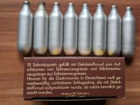 8 Sahne-Kapseln mit Distickstoffoxyd Saarland - Bexbach Vorschau