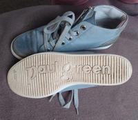 Paul Green Gr. 5 1/2, 38,5 Halbschuhe Sneaker metallic wenig getr Bayern - Traunreut Vorschau