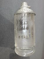 0,5 Glas Bierkrug Zinndeckel 1892 Jäger Modiv Jagt Hirsch Vintage Sachsen - Freiberg Vorschau