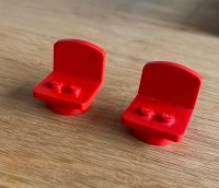 2 Lego Fabuland Stühle rot Bayern - Bobingen Vorschau