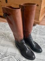 Progetto Damenstiefel Lederstiefel Gr. 38 Bayern - Aschaffenburg Vorschau