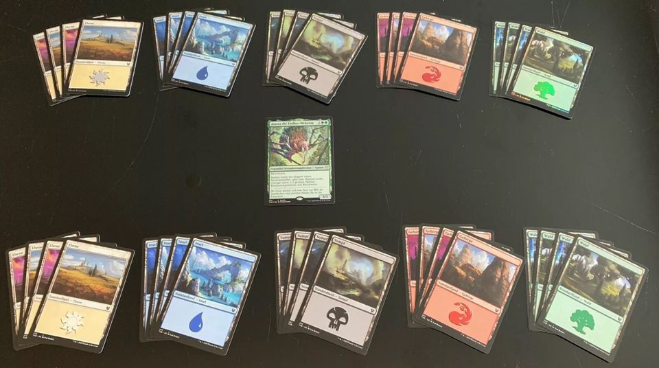 MtG - Magic the Gathering Foil Basiclands + normale Basiclands in Bergheim