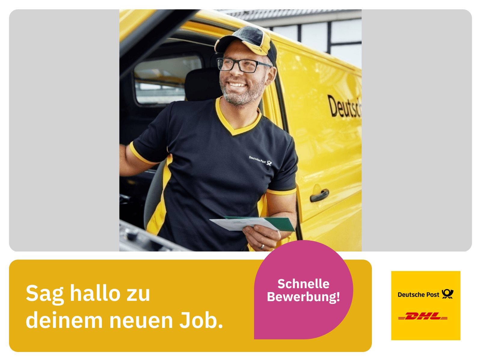 Postbote für Pakete und Briefe (m/w/d) ( Deutsche Post) *14.93 EUR/Stunde* Zusteller*in