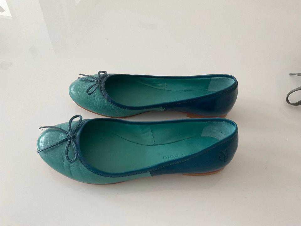 Ballerinas Marc ‘ O Polo blau türkies wie neu  Größe 38 in Bad Homburg