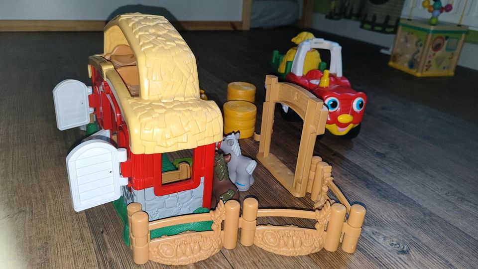 Fisher Price Little People Spielzeug Bauernhof, Tiere + Auto in Schneeberg