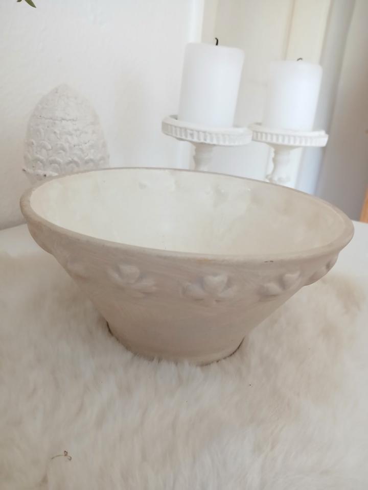 Schale Deko Blüten Landhaus Farmhouse Shabby Vintage Antique in Aalen