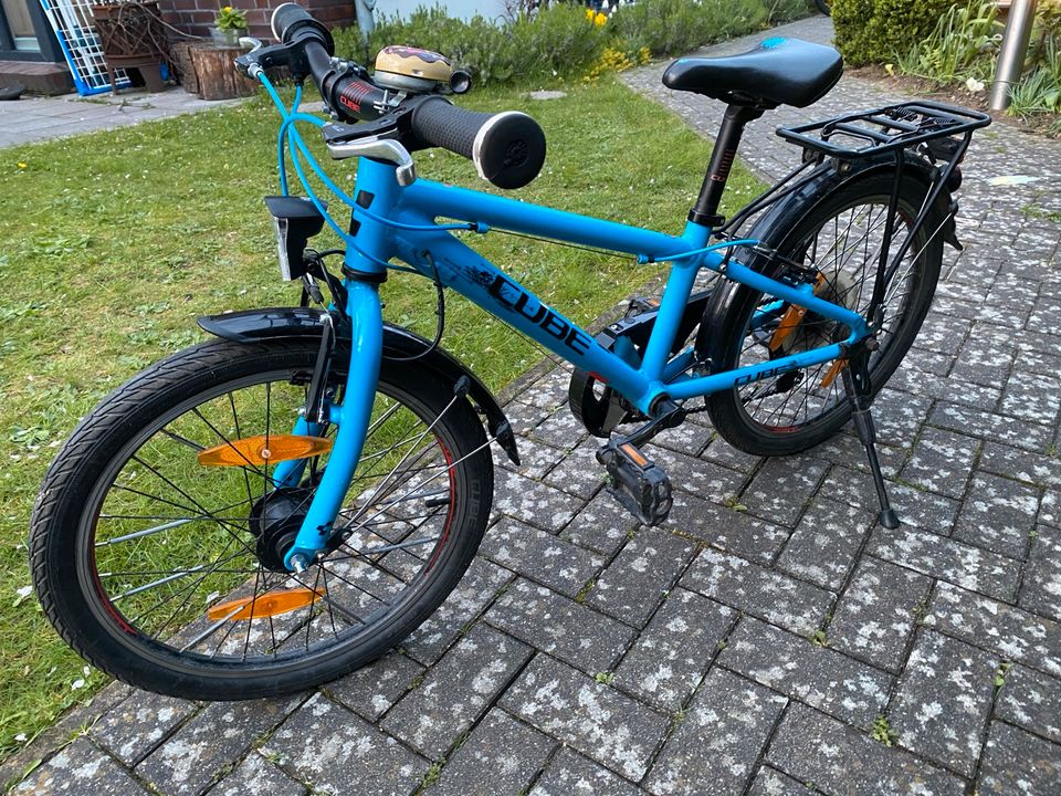 Fahrrad 20" Cube Kid 200 Street Boy blau mit Licht & Gepäckträger in Hamburg