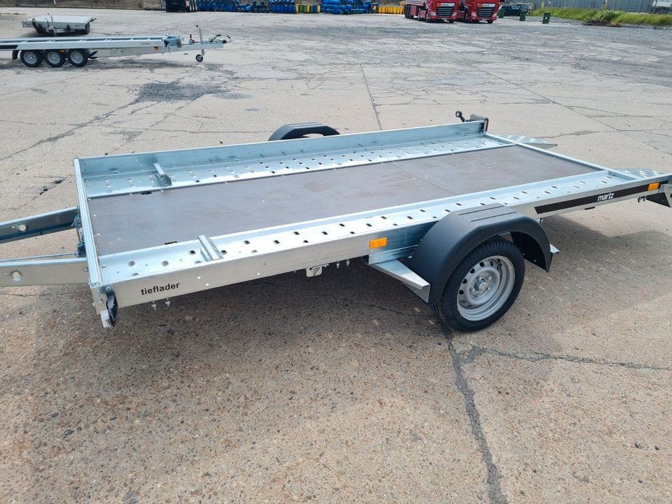 Autoanhänger Autotrailer kippbar 3,52m x 1,82m_1,3t_100kmh⭐SALE⭐ in Hamm