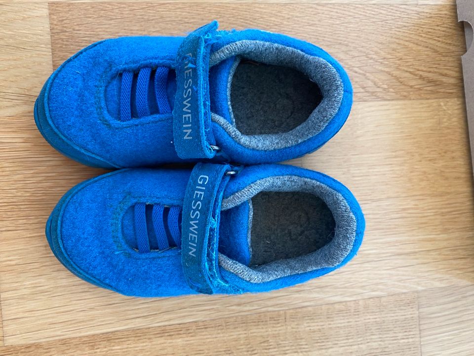 Schuhe - Giesswein merino runners kids  Größe 26 blau in Taunusstein