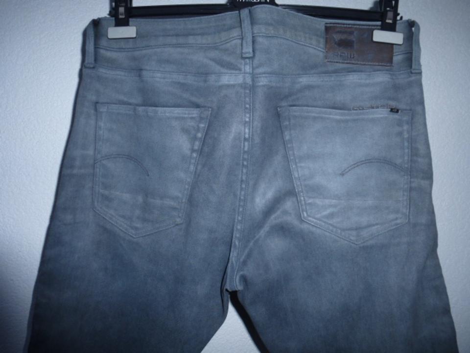G-STAR 3301 Slim Herren Stretch Jeans grau schwarz Gr. 34 L 34 in Heiligkreuzsteinach