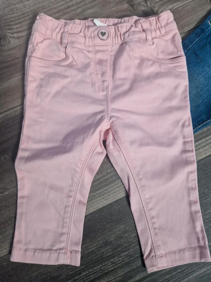 Schlupfhose Gr. 74 rosa Jeans Jeggings in Apen