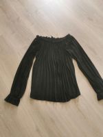 Plissee Bluse schwarz Neu Italy schwarz Bündchen original Hessen - Kassel Vorschau