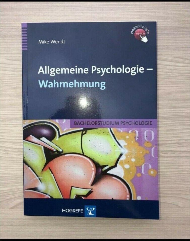 Allgemeine Psychologie-Wahrnehmung ( Mike Arndt)Bachelor „Neu“ in Schwendi