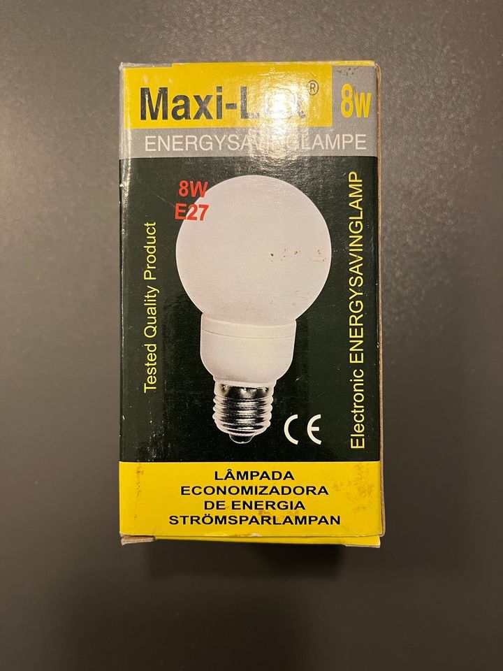 Maxi-Lux 8W Energiesparlampe, E27 in Niedersachsen - Lehrte | eBay  Kleinanzeigen ist jetzt Kleinanzeigen