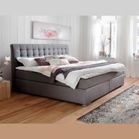 Boxspringbett Lenno ✨ King Size Bett ✨ Hugo grau ✨ 180 x 200 cm ✨ Kiel - Mettenhof Vorschau