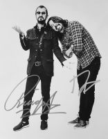 Dave Grohl & Ringo Starr - Signiertes Foto - Einzigartig - Edel Eimsbüttel - Hamburg Harvestehude Vorschau