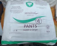 Sensilind Pants Super x-large 4 Inkontinenz-Slips *** NEU *** Ar Baden-Württemberg - Neulingen Vorschau