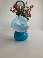 Vase Blau Glas Eimsbüttel - Hamburg Lokstedt Vorschau