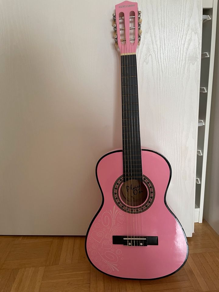 Gitarre pink in Duderstadt