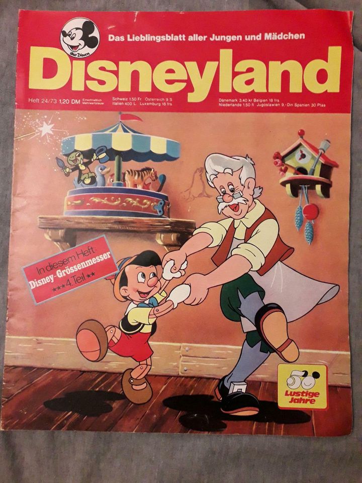 11 Disneyland Comics im Großformat  von 1973 in Bremen