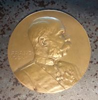 1914 Kaiser Franz Josef I  Medaille (15 cm Durchmesser) Niedersachsen - Hinte Vorschau