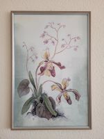 Wandbild echt Aquarell Gemälde Blumen Orchideen Baden-Württemberg - Walldorf Vorschau