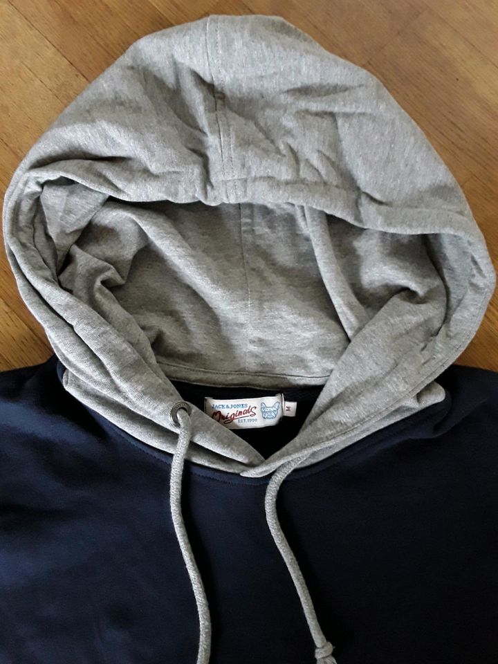 Jack & Jones Hoodie Gr. M Blau/Grau - NEUwertig in Königsberg i. Bayern