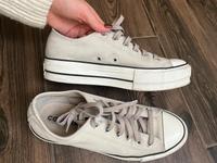 Converse Platteu Grau/ Pastelgrün Sneaker Schuhe Gr.39 Niedersachsen - Surwold Vorschau