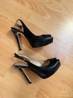 Guess High Heels Pumps Schuhe schwarz Leder 35 Bayern - Fürstenfeldbruck Vorschau