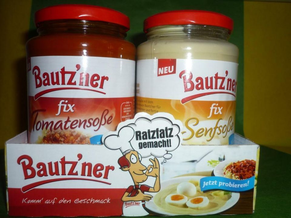 Bautzner Senf  mittelscharf  300 ml Quetschflasche vegan vorrätig in Görlitz