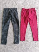 2 Leggings 128 140 Winter warm angeraut lang dick H&M Set Paket Thüringen - Erfurt Vorschau