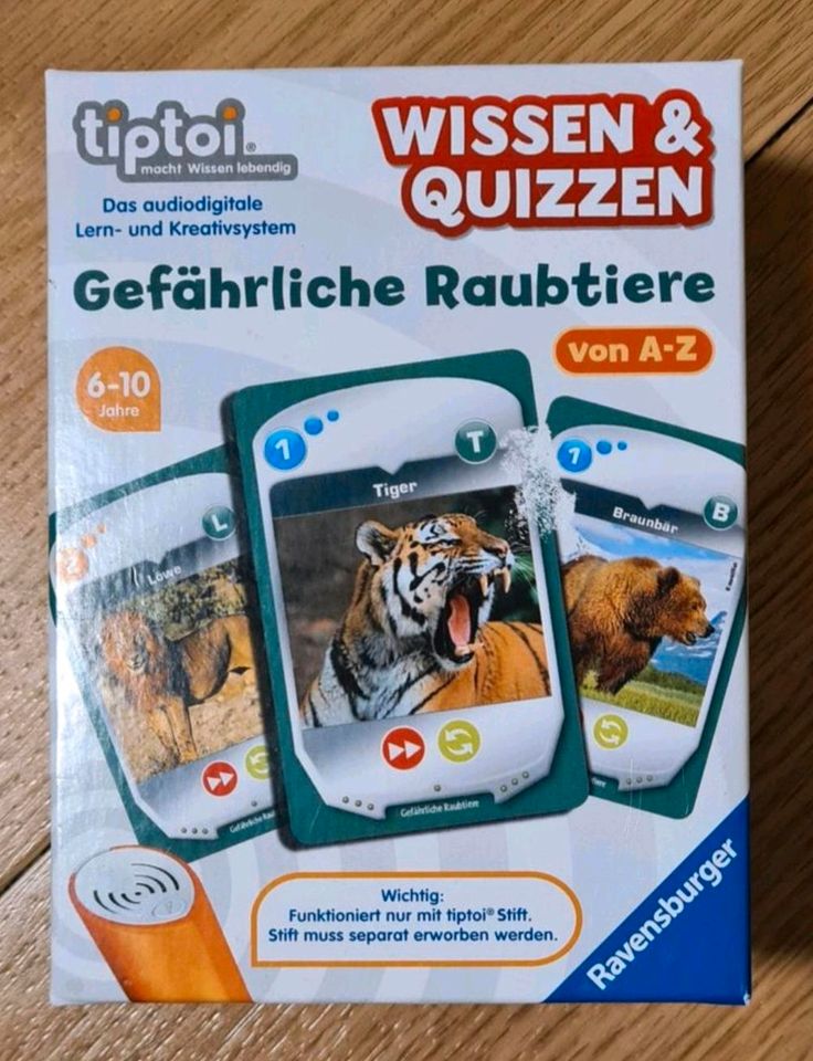 tiptoi Wissen & Quizzen Gefährliche Raubtiere in Zell am Main