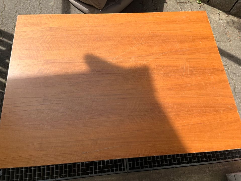 Holztisch braun ausziehbar 110x80x72 in Filderstadt