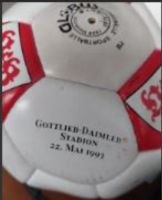 VFB Fan Lederball 22.Mai.1993 Gottlieb-Daimler Stadion 100 Jahr Baden-Württemberg - Backnang Vorschau