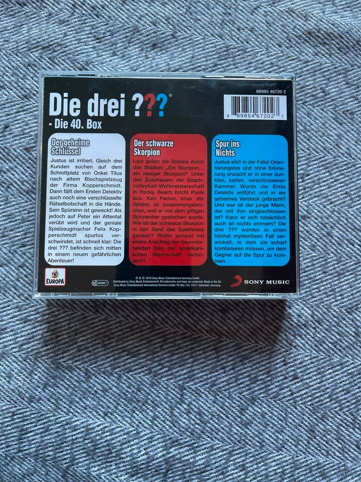 Die drei ??? CDs 40. Box 3 Hörspiele in Berlin