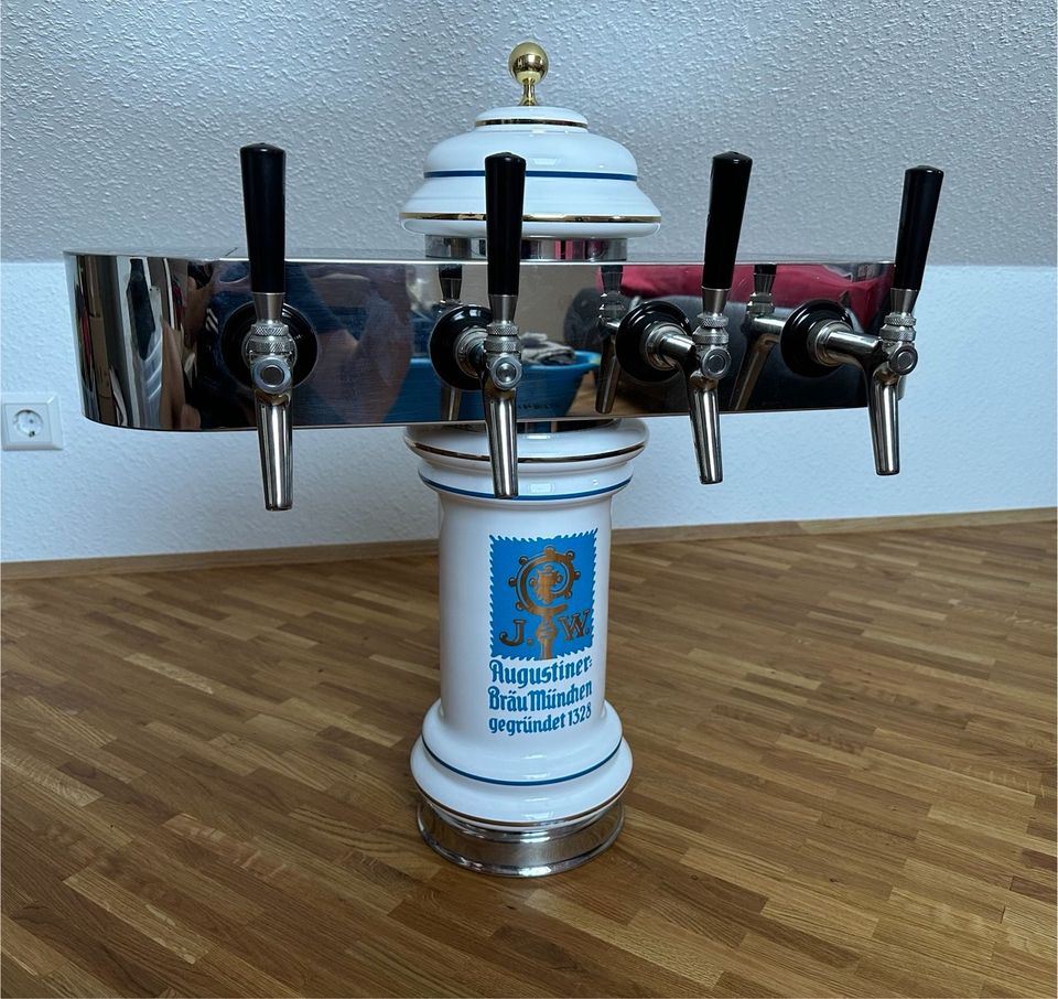 Augustiner Brauerei Zapfanlage Schanksäule Zapfhahn Rarität in Öhringen