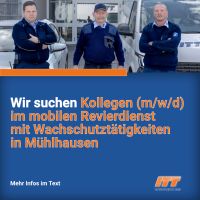 Sicherheitsmitarbeiter in Mühlhausen gesucht Thüringen - Mühlhausen Vorschau