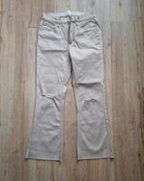 Hose Schlaghose Stoff beige Gr. 34 bonprix Brandenburg - Eberswalde Vorschau