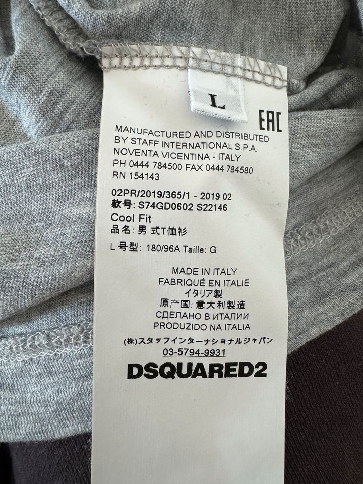 Dsquared2 ICON Cool Fit Shirt in Gr. L in Kolbermoor